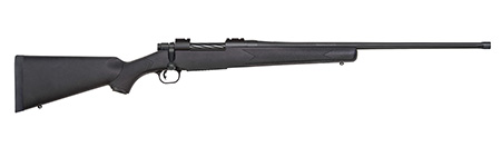 Mossberg 28233 Patriot Carbine 6.5 PRC 5+1 20" Matte Blued Threaded Bull Barrel, Matte Blued Picatinny Rail Receiver, Black Fixed Synthetic Stock