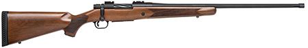 Mossberg 28236 Patriot  Full Size 6.5 PRC 4+1 24" Matte Blued Fluted Threaded Barrel, Drilled  &  Tapped Matte Blued Stainless Steel Receiver, Walnut Fixed Stock