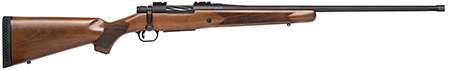 Mossberg 28239 Patriot  Full Size 7mm PRC 3+1 24" Matte Blued Fluted Threaded Barrel, Drilled  &  Tapped Matte Blued Stainless Steel Receiver, Walnut Fixed Stock