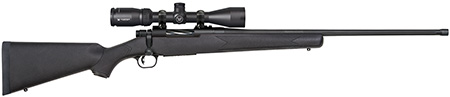 Mossberg 28244 Patriot w/Optic 6.5 PRC 4+1 24" Matte Blued Fluted Threaded Barrel, Matte Blued Drilled  &  Tapped Receiver, Fixed Black Synthetic Stock, Vortex Crossfire II 3-9x40mm