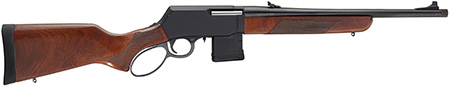 Henry H023300 Supreme  300 Blackout 10+1 16.50" Blued Threaded Barrel, Black Hardcoat Anodize Drilled  &  Tapped Aluminum Receiver, Fixed American Walnut Stock, Ambidextrous