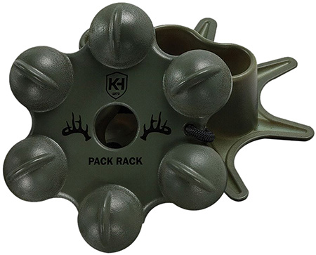 Knight  &  Hale KHD1019  Pack Rack Attracts Deer Species Dark Green Plastic