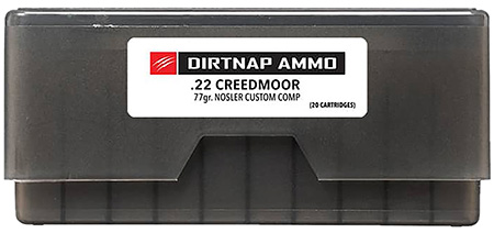 Fierce Firearms DNP22CM77GR Dirtnap  22Creedmoor 77gr 20 Per Box/10 Case