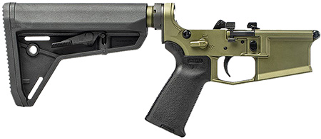 Aero Precision APAR600195 Complete Lower Receiver M4E1 223/5.56 Compatible w/ M4E1 and AR15 Components and Magazines
