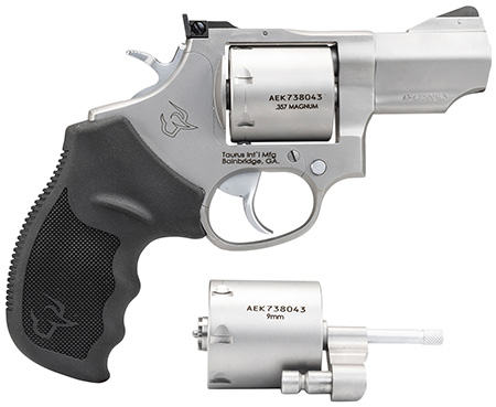 Taurus 2-692029 692  Medium Frame 357 Mag/38 Special +P/9mm 7 Shot 2.50" Matte Stainless Cylinder/Frame/Barrel Transfer Bar Safety