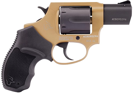 Taurus 2-85621ULC30 856 Ultra-Lite Small 38 Special +P 6 Shot 2" Matte Black Alloy Steel Barrel  &  Cylinder, Cerakote Sabre Sand Aluminum Frame, Transfer Bar Safety, Exposed Hammer