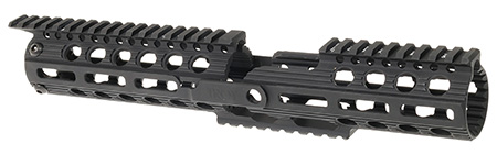 Troy Ind SRAIDLTCKBT00 Delta Handguard Carbine Length Black AR-15 12" Long