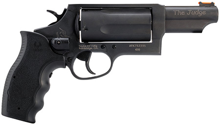 Taurus 2-441031MAGVL Judge w/Laser Compact 45 Colt (Long Colt) 410 Bore 3" Chamber 5rd 3" Matte Black Alloy Steel Barrel, Cylinder  &  Frame, Viridian Laser, Transfer Bar Safety