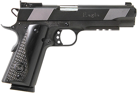 Iver Johnson Arms EAGLELR Eagle LR  Government Size 45 ACP 8+1 5" Matte Blued