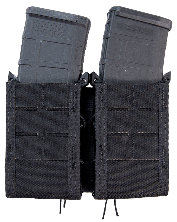 High Speed Gear 41TA02BK TACO Duty Double Rifle Mag, Black Nylon MOLLE Mount