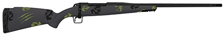 Fierce Firearms TWROG7MMBC20BF Twisted Rogue 7mm BC 20" Armour Lube Black Steel Threaded Barrel, Drilled  &  Tapped Steel Receiver, LR Negative Comb Forest Camo Carbon Fiber Stock