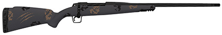 Fierce Firearms TWROG270WIN22BT Twisted Rogue 270 Win 22" Armour Lube Black Steel Threaded Barrel, Drilled  &  Tapped Steel Receiver, LR Negative Comb Trophy Camo Carbon Fiber Stock