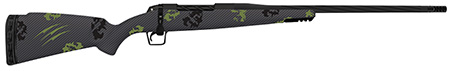 Fierce Firearms TWROG280AI24BF Twisted Rage 280 Ackley Improved 24" Armour Lube Black Steel Threaded Barrel, Drilled  &  Tapped Steel Receiver, LR Negative Comb Forest Camo Carbon Fiber Stock