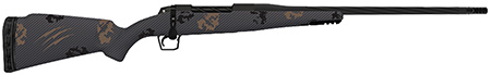 Fierce Firearms TWROG300WIN22BT Twisted Rogue Mini 300 Win Armour Lube Black Steel Threaded Barrel, Drilled  &  Tapped Steel Receiver, LR Negative Comb Trophy Camo Carbon Fiber Stock