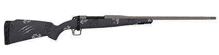Fierce Firearms TWROG308WIN18GP Twisted Rogue 308 Win 18" Tungsten Cerakote Steel Threaded Barrel, Drilled  &  Tapped Steel Receiver, LR Negative Comb Phantom Camo Carbon Fiber Stock