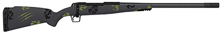 Fierce Firearms ROG7MMBC22BF Carbon Rogue 7mm BC 22" Black Cerakote Carbon Fiber Match Grade Threaded Barrel, Drilled  &  Tapped Steel Receiver, LR Negative Comb Forest Camo Carbon Fiber Stock