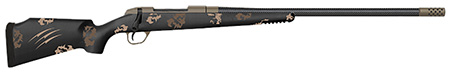 Fierce Firearms FCRG7MMBC20BS Carbon Rage  7mm BC 3+1 20" Black Cerakote Carbon Fiber Barrel, Black Cerakote Drilled  &  Tapped Stainless Steel Receiver, Carbon Fiber Stock