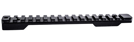 Weatherby P00252705 Picatinny Rail  Black Hardcoat Anodized Alloy Fits Weatherby Mark V Magnum 9-Lug Action