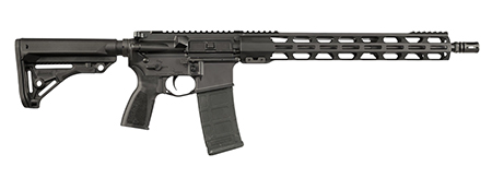 ZRO Delta 223WYZU0007 ZULU2  223 Wylde 30+1 16" Black Nitride Barrel, Black Cerakote Aluminum Receiver w/Picatinny Rail, M-LOK Handguard, Adjustable Thril Black Polymer Stock, Black A2 Grip