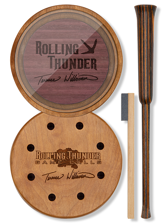 Rolling Thunder Game Call TCP-TW1 Terence Williamson Pot Calls  &  Strikers Attracts Turkey Species