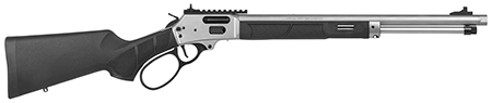Smith  &  Wesson 13813 1854  357 Mag 10+1 19.25" Stainless Threaded Barrel, Picatinny Rail Stainless Steel Receiver, M-LOK Forend, Fixed w/Textured Grip Panels Black Synthetic Stock