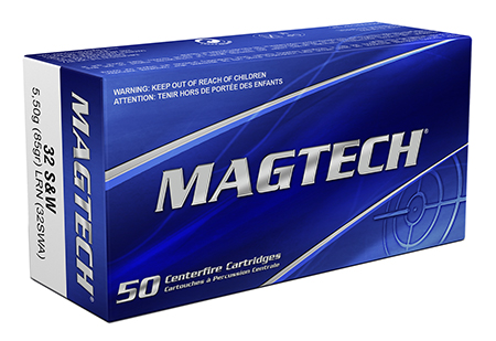 Magtech 32SWA Range/Training  32S&W 85gr Lead Round Nose 50 Per Box/20 Case