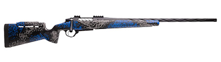 Seekins Precision 0011710323-F Havak PH3 6.5 Creedmoor 24" Black Fluted Threaded Barrel, Black Picatinny Rail Steel Receiver, Adj Cheek Riser Glacier Shadow Synthetic Stock