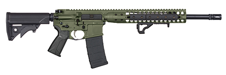 LWRC ICDIR3ODG16 DI  300 Blackout 30+1 16.10" Black Nitride Threaded Barrel, OD Green Receiver w/Picatinny, M-LOK Handguard, LWRC Adj Compact Black Polymer Stock, Black Magpul+ Grip, Ambidextrous