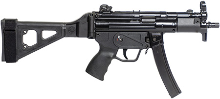 Century Arms HG6035SB-N AP5 P 9mm Luger 30+1 5.75" Threaded Barrel, Polymer Picatinny Rail Receiver, Black Synthetic SB Tactical Brace, Black Polymer Grip
