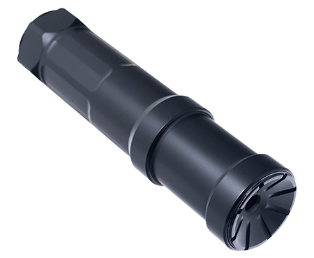 Faxon Firearms FF-SIL-R-MOD-30-01 Course-Air  30 Cal Black 17-4 Stainless Steel