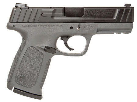 Smith  &  Wesson 11995 SD9  Compact Frame 9mm Luger 16+1, 4" Black Armornite Stainless Steel Barrel  &  Serrated Slide, Gray Polymer Frame w/Picatinny Rail, Gray Textured Grip, No Safety