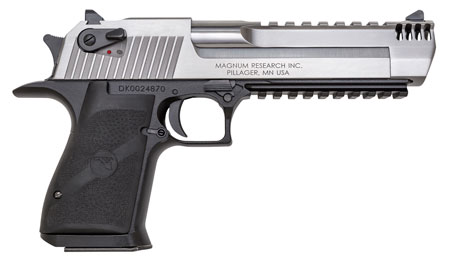 Magnum Research DE50ASIMB Desert Eagle Mark XIX L6 50 AE 6" 7+1 Black Hardcoat Anodized Aluminum Frame Stainless Steel Slide Black Polymer Grip