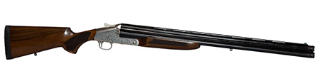 ATI ATIGKOF123B30 3B  12 Gauge 3.50" 3 Shot 30" Vent Rib Barrel, Engraved Silver Receiver, Fixed Wood Stock