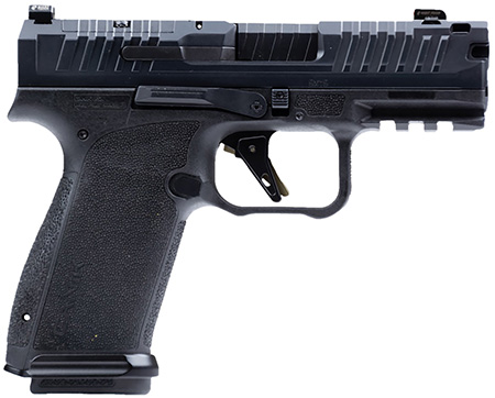 Canik HG8328N Mete MC9 Prime 9mm Luger 17+1 3.64" Black Nitride Compensated Barrel, Black Nitride Integrated Compensator/Optic Ready/Serrated Steel Slide, Black Polymer Frame w/Picatinny Rail