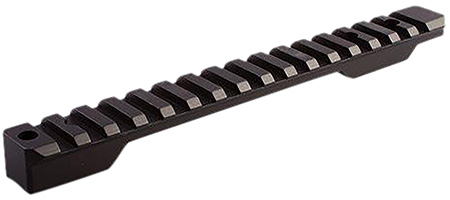 Talley PL0258763 Picatinny Rail  Black Hardcoat Anodized Aluminum Fierce Edge/Fury Long Action 0 MOA