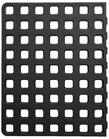 Magpul MAG1383-BLK DAKA Grid Organizer End Panel Black Polypropylene