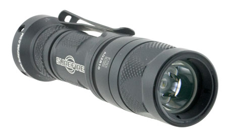 SureFire AVIATORRD Aviator  Black Anodized 1/31/250 Lumens  White/Red LED