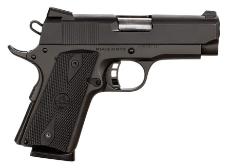 Rock Island 51429 Rock Standard CS 45 ACP Caliber with 3.60" Barrel, 7+1 Capacity, Overall Black Parkerized Finish Steel, Beavertail Frame, Serrated Slide  &  Black Rubber Grip