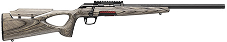 Winchester Repeating Arms 525227102 Xpert Target 22 LR 10+1 18" Matte Black Threaded Bull Barrel, Matte Black Picatinny Rail Steel Receiver, Gray Adj Comb  &  LOP Thumbhole Laminate Stock