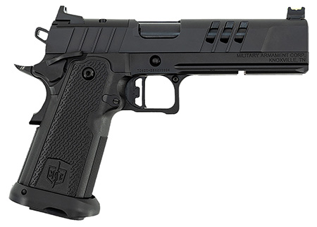 MAC 12500011 9 DS-D 9mm Luger 17+1 5" Black QPQ Bull Barrel, QPQ Tenifer Cerakote Optic Cut/Serrated Steel Slide, QPQ Tenifer Cerakote Steel Frame w/Accessory Rail  &  Beavertail