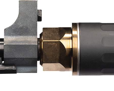 Q LLC PLANBASRBLACK Plan-B Silencer Mount Fits Steel Black
