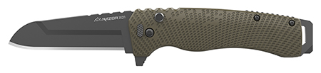 Outdoor Edge XD130AC Razor XD1  3" Folding Sheepsfoot/Utility Plain 420J2 SS Blade Heavy Duty Tan Glass-Filled Nylon Handle