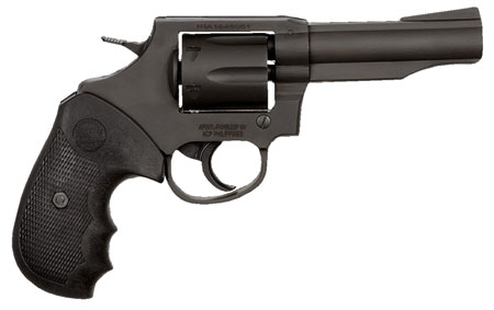 Rock Island 51261 M200  Medium Frame 38 Special 6rd 4" Black Parkerized Steel Barrel, Cylinder  &  Frame, Black Finger Grooved Grip, Transfer Bar Safety, Exposed Hammer