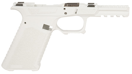Sct Manufacturing 0225010100IF  Full Frame White 9mm Luger Polymer Frame