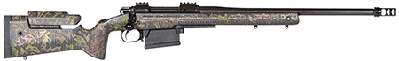 Geissele Automatics 08-538 King Hunter  7mm BC 20" Black Cerakote Threaded Barrel, Black Nitride Receiver w/Picatinny Rail, Geissele Camo Manners Long Range Hunter Carbon Fiber Stock