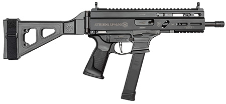 Grand Power 810091152850 Stribog SP9A3G 9mm Luger 8" Black, SB Tactical Brace