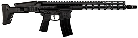 Global Ordnance LLC 197892003216 Monolithic  5.56 NATO 16" Barrel, Keymod Handguard, Modular Black Stock, Black Polymer Grip