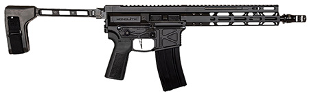 Global Ordnance LLC 197892004862 Monolith 15P 5.56x45mm NATO 30+1 12.50" Black Mono Barrel, M-LOK Handguard, Black Aluminum Picatinny Rail Receiver, SB Tactical Brace, B5 P-Grip 23 Grip