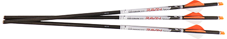 Ravin Crossbows R144 Lighted Arrows  500 Grain 100% Pure Carbon 3 Pack