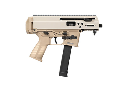 B & T Firearms BT-36045-G-CT APC 9K Pro 9mm Luger 33+1 25.50" Black Barrel, M-LOK Handguard, Coyote Tan Cerakote Picatinny Rail Receiver, M4 Compatible Grip